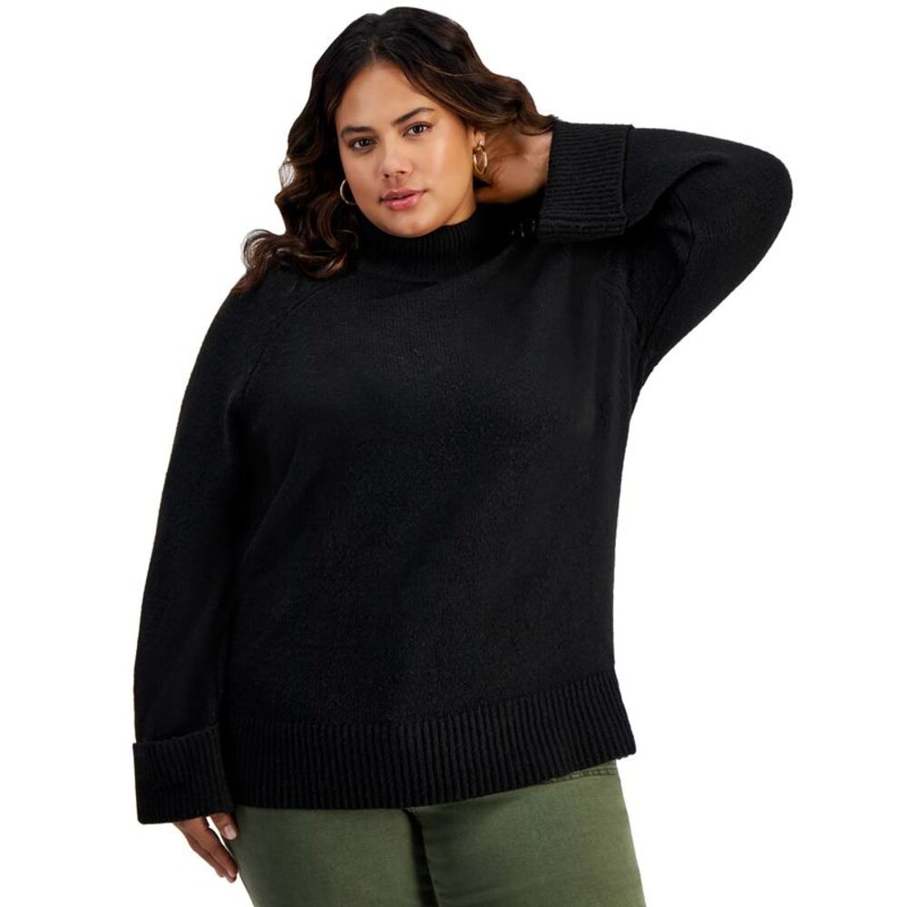 And Now This Oversized Mock-Neck Sweater